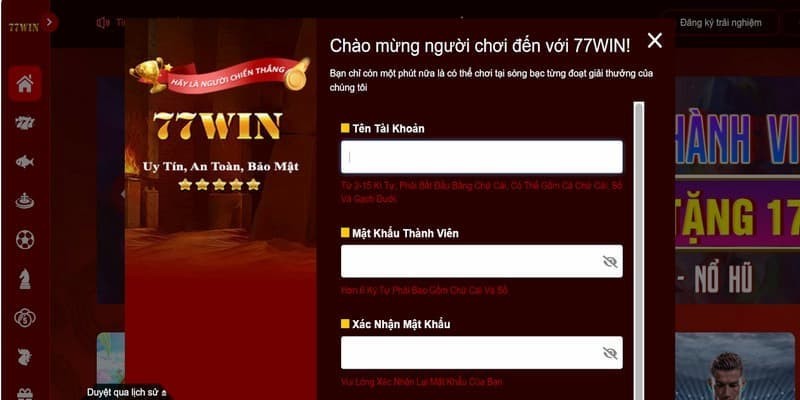 Các thắc mắc phổ biến thường gặp khi đăng ký 77win